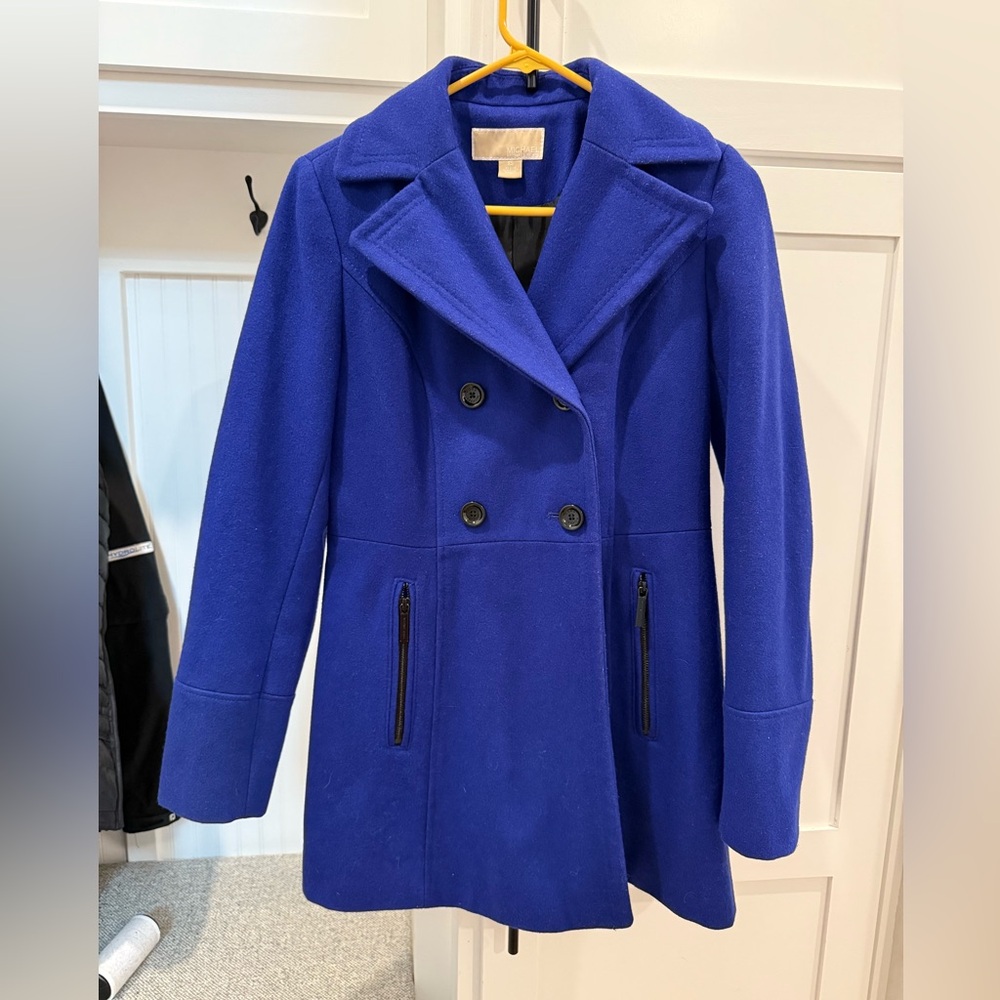 💙 Like New Michael Kors Royal Blue Jacket